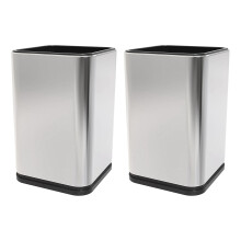 2X Kitchen Utensil Holder, Kitchen Cutlery Storage, Utensil Organizer, Modern Rectangular Design,17X11cm