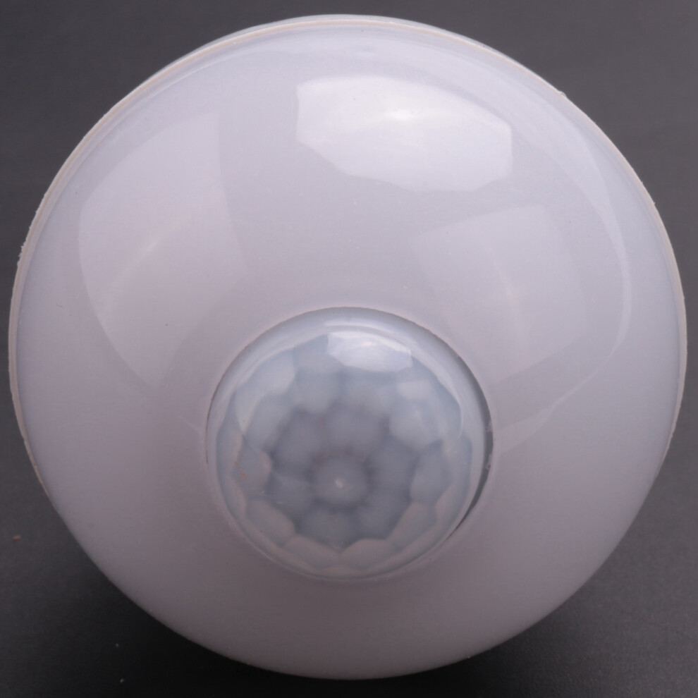 2X E27 Led Bulb Motion Sensor Led Pir Motion Sensor Lamp Globe Bulb Lamp, 5W Light 6033075578284