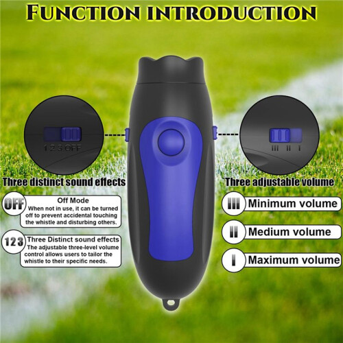2X Electronic Whistle, Loud Coaches Whistle, 3 Tones Volume and Adjustable 3 Different Whistle Sounds