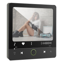 DIY Photo Personalized Music Fridge Magnet Acrylic Music Fridge Stickers Plaque Magnet Player Home Decoration Gifts