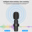 (Type-C without Noise Reduction) Wireless Lavalier Microphone Portable Type-C Mini Mic for iOS Android Phone Live 4