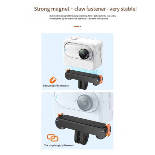 Magnetic Quick Release Base Mount for  GO 3/GO 3S Accessories Extension Bracket Foldable
