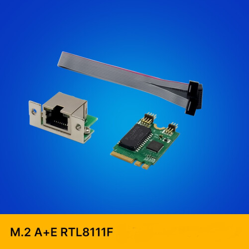 M.2 A+E RTL8111F Gigabit Ethernet Adapter Full-Duplex/Half-Duplex for Win7/8 1