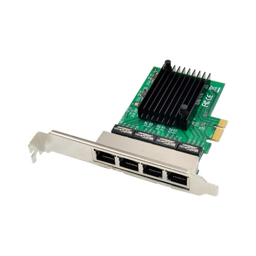 PCIe x1 RTL8111F 4-port Gigabit Ethernet Server Network Interface 100/1000Mbps 2