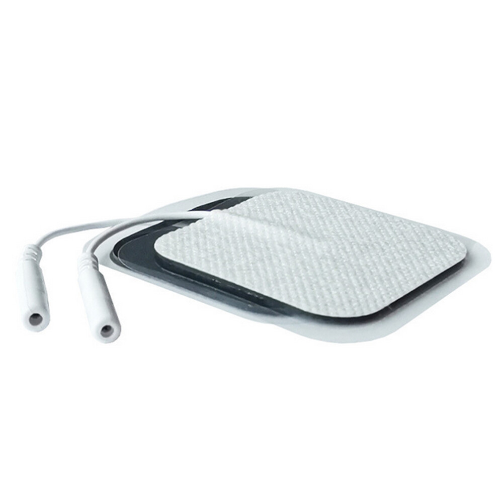 (4Pcs) 2X2 Inch Cloth Electrode Pads For Electrical Massager And Muscle Therapy 113121644562