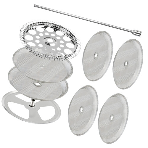 Edelstahl-Kaffeefiltersiebe Filter Spiralen Platte