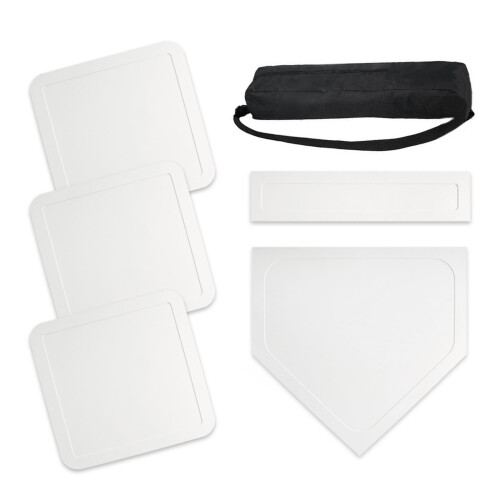 Baseball And Softball Base Set Training Equipment-White