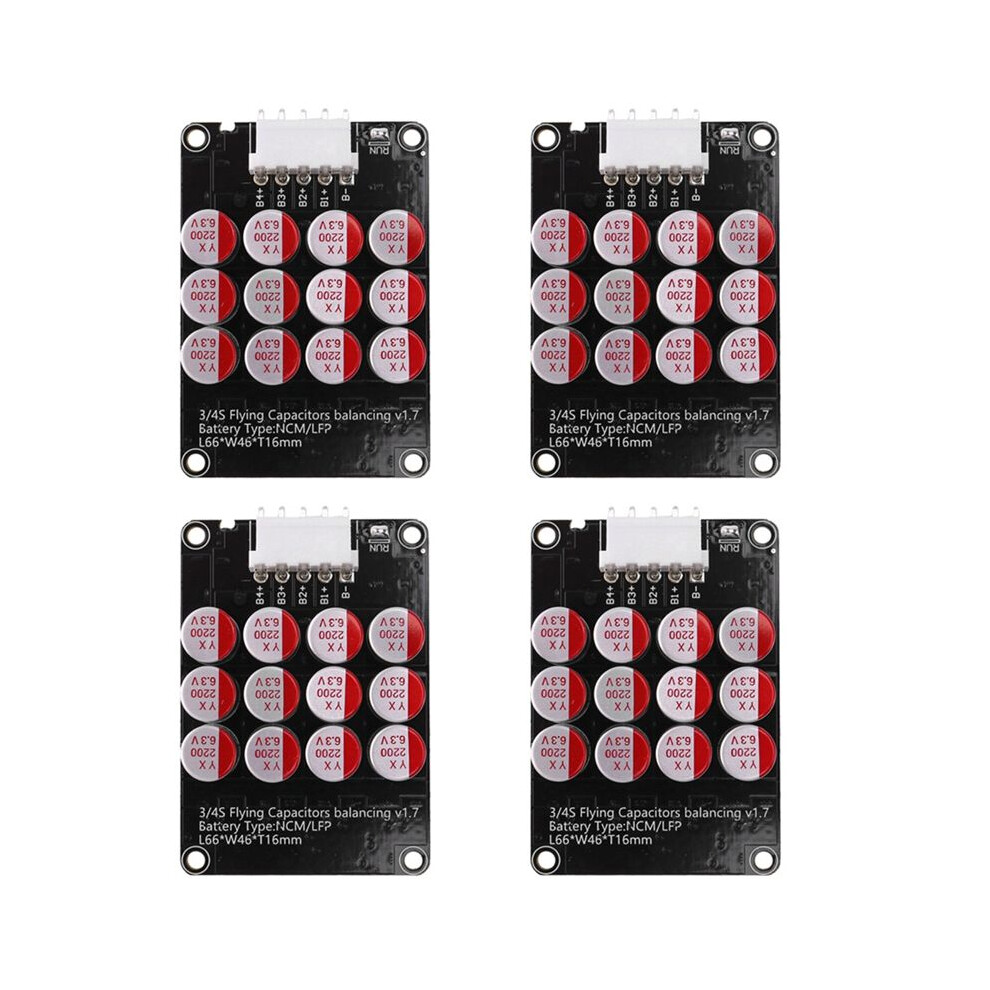 4X 5A 3S 4S Active Equalizer Balancer Lifepo4/Lipo/Lto Battery Capacitor 4711433687145