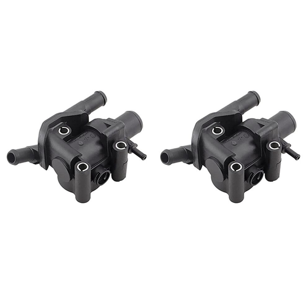 2X Car Thermostat Housing Water Outlet For Focus Escape 2000-2004 2.0L Ys4z-8592-Bd 6X54g9k47880 4712589452885