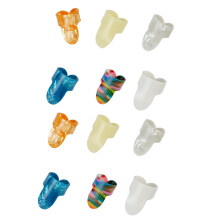12Pcs Guitar Finger Picks Replacement Plectrums Picks Flat-B