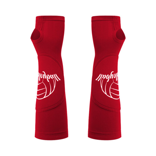 Thickened Polyester Volleyball Arm Sleeves Collision-L/XL Red