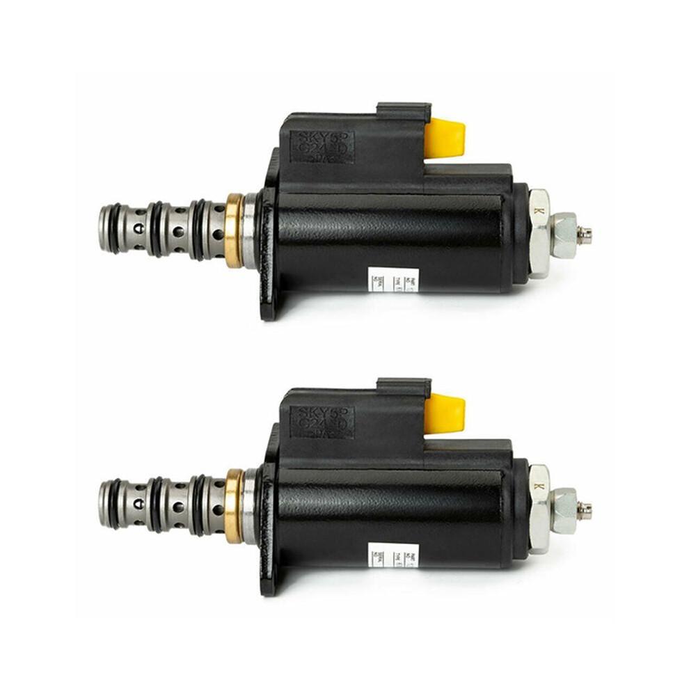 2X 121-1491 Excavator Rotary Solenoid Valve For E320b/C/D 315C 325C 1211491 Kwe5k-31 G24da30 G24db30 Cat 4714120392650