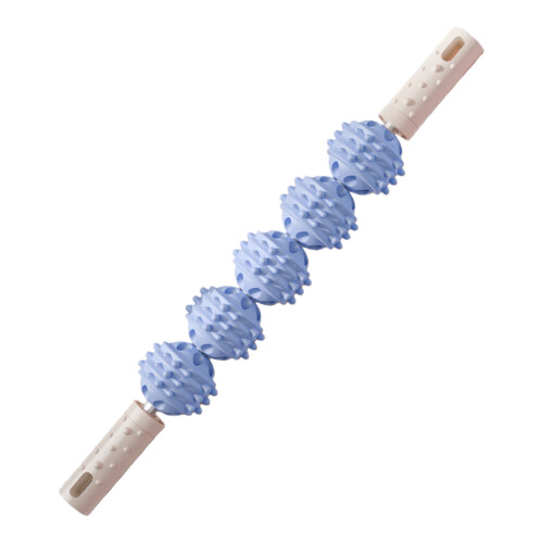 Outil de massage avec 5 roues pour une relaxation-Blanc Bleu