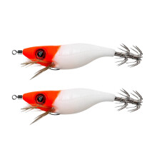 Tintenfisch-Jig-Angelköder mit Garnelen-Designs zum-Typ 007