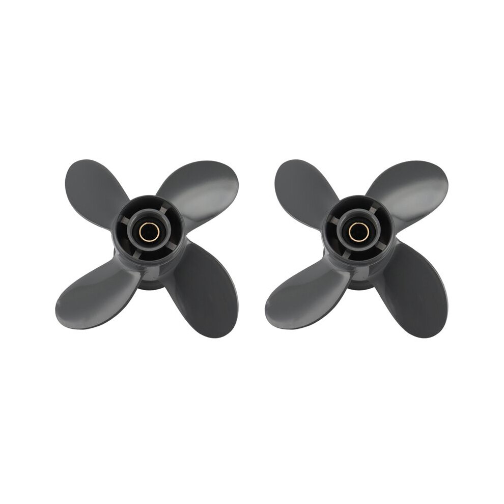 2X Propeller 4 Blade 9 1/4X10 For And Outboard Bf8d/Bf9.9d Bf9.9/Bf15a Bf15d/Bf20 8 Splines 58134-Zv4-010Ah 4712837637446