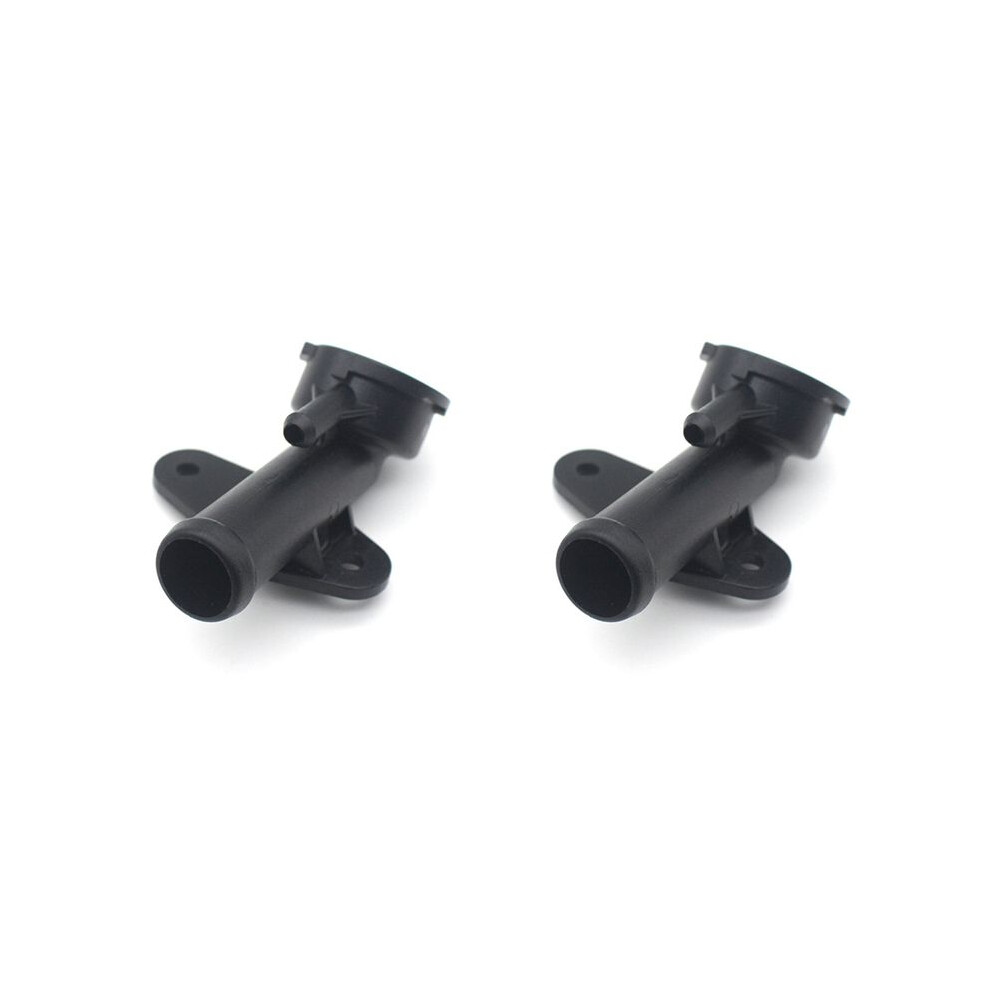 2X Motorcycle Radiator Coolant Neck Filler Water Inlet For Shadow Hornet Cb250 Cb400 Black 6031250312173