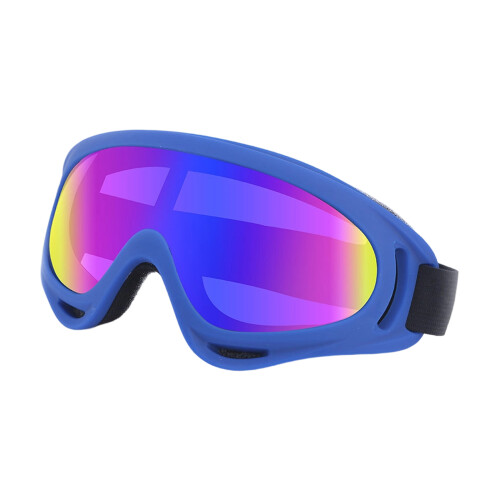 Conception résistante au brouillard de lunettes de-cadre bleu