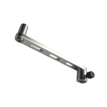 Conception allongée de Rod de support de pêche d'alliages-argent