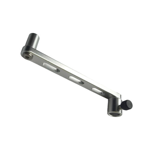 Conception allongée de Rod de support de pêche d'alliages-argent