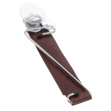 Z Shaped Metal Guitar Rest With Ergonomic Leg Cushion And-brown