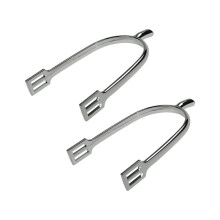 Spurs Set For Horse Riding Light Weight Alloy U Shape-silver