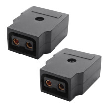 2X D-Tap Buchse P-Tap Strom Versorgung Typ B Leih Buchse für Camcorder Rig Netz Kabel V-Mount Dslr Anton Kamera Akku (Buchse D-Tap Stecker )