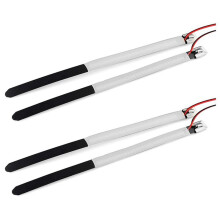 Universal Motorcycle Fork LED Turn Signal Strip Lights Kit Fit for 45-70mm Fork, 4PCS Amber