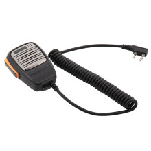 4X 2-Stifts PTT Handhållen Högtalare Mic-Mikrofon för TYT-Radios Walkie-Talkie Ear 2,5 mm Stereo 3,5 mm Stereomikrofon