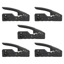 5X Netzwerk Kabel Crimper RJ45 Crimp Werkzeug Cutter Abisolierzange für Rj45 Cat7 Cat6 Cat5 Rj11 Rj12 Verbinder Crimper Zange