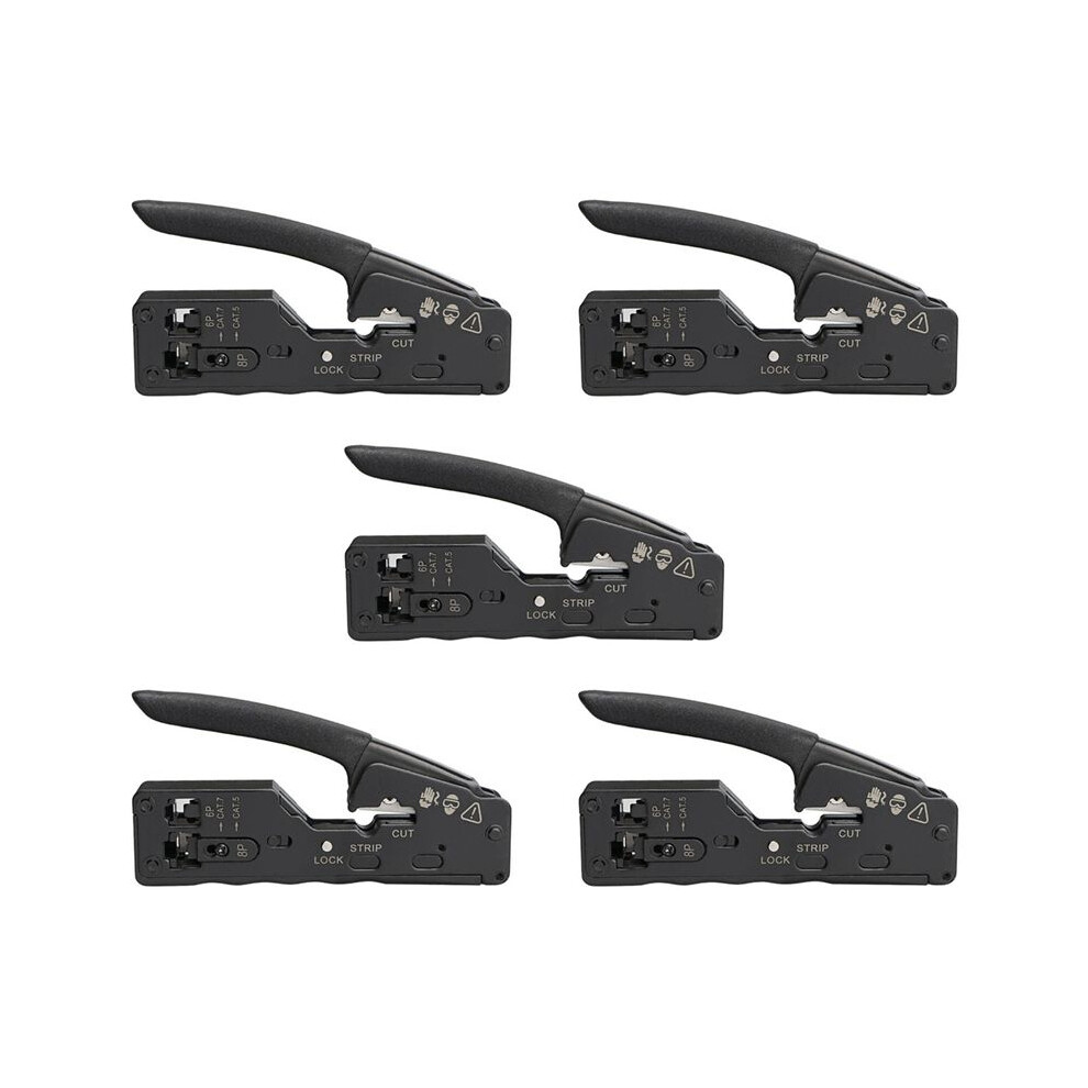 5X Network Cable Crimper Rj45 Crimp Tool Cutter Stripper For Rj45 Cat7 Cat6 Cat5 Rj11 Rj12 Connector Crimper Pliers 6031945947826