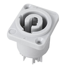 30 ST Powercon-Kontakt 3 Stift 20A 250V Power Högtalarpaneluttag Hona för LED-Skärmsscenbelysning, Grå