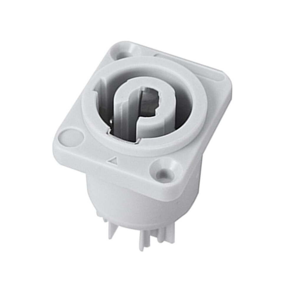 30Pcs Powercon Connector 3 Pins 20A 250V Power Speaker Panel Socket Female For Led Screen Stage Lighting, Grey 6032031534975