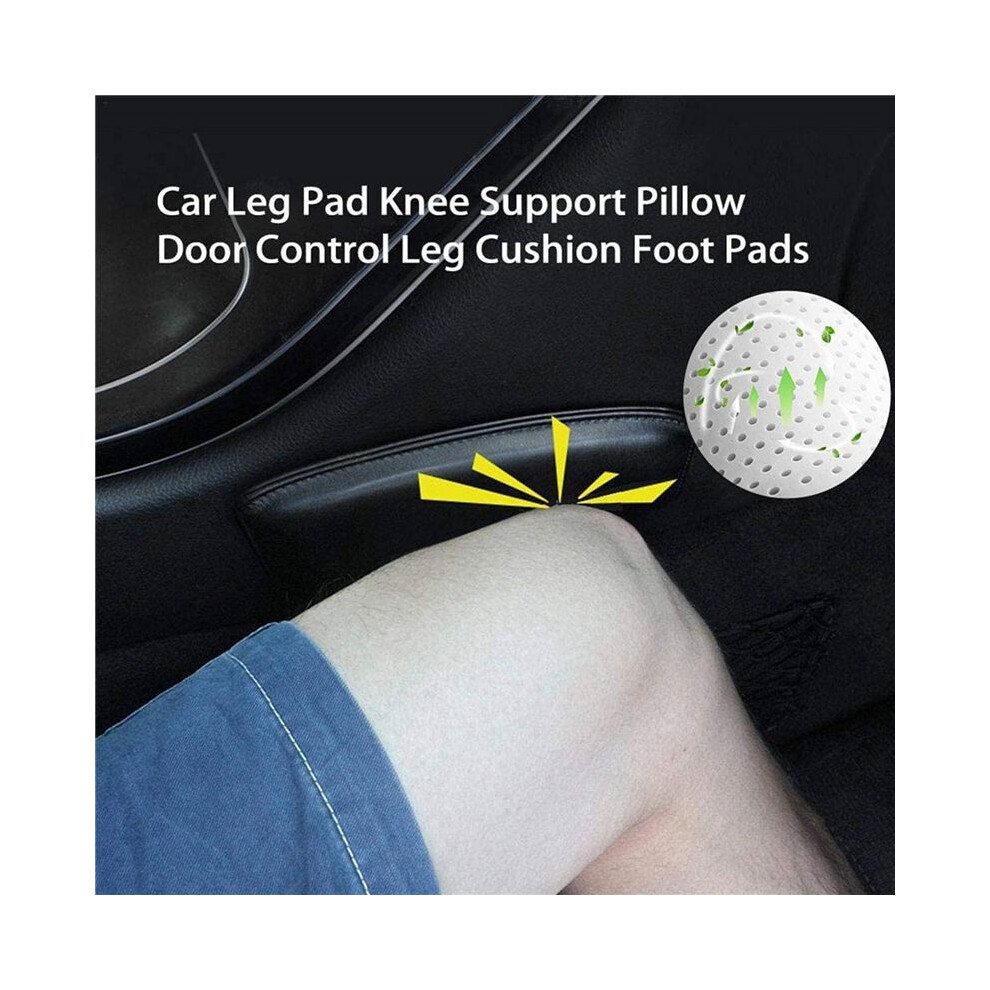 Universal Car Armrest Cushion Automotive Soft Leather Center Console Knee Pad Door Armrest Elbow Pad Comfort Pillow,2Pcs 6032785965889