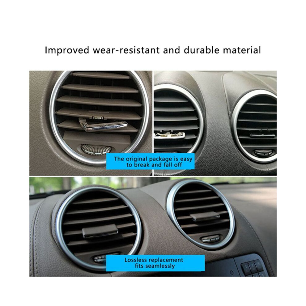 4 Pcs A/C Air Conditioning Vent Paddle Outlet Clip Tab Repair Kit For For W164 X164 Ml Gl Plastic 4714120301669