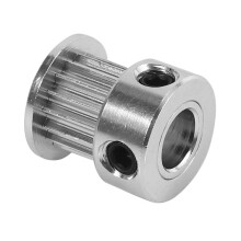 3X Aluminium GT2 16 Zaehne 6mm Bohrung Zahnriemenscheibe Flansch Synchronrad fuer 3D-Drucker