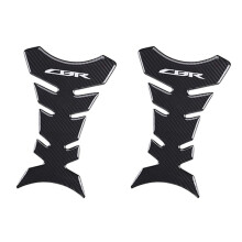 2X Kohle Faser Motorrad Tank Pad Gas Öl Kraftstoff Tank Pad Schutz für CBR600 1000 954 929 900 RR, CBR250 300 500 R.