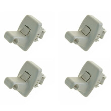 4X Clip Retentor da Viseira de Lado Do Passageiro ou Motorista 25840046 para 2003-2014 Express Savana Van Grey