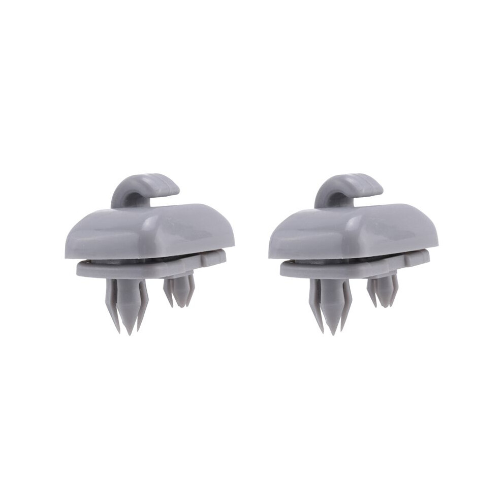 2X Interior Sun Visor Clip Hook For A1 A3 S3 A4 S4 A5 S5 Q3 Q5 Tt Quattro Gray 6032995339081