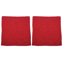 2X Fancy Plain Bandana Cotton Neck Wrist Wrap Neckerchief Scarf 12 Color Colour:Red