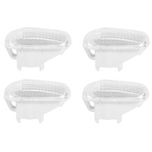 4Pc Car Side Baffle Richtingaanwijzer Lampenkap Shell Cover Behuizing Fit voor   2002-2005 34301-S5H-T02