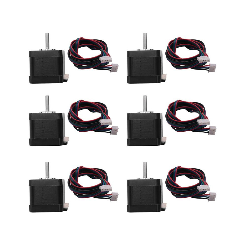 6X 3D Printer Motors, Nema 17 Stepper Motor,40Mm High Torque Bipolar Step Motor Kit, For 3D Printer Engraving 4711219118504