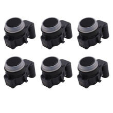 6X Car Bumper Parking Sensor Parking Sensor Parking Assist Sensor for Model S X 1048473-01-A 0263033324 Black