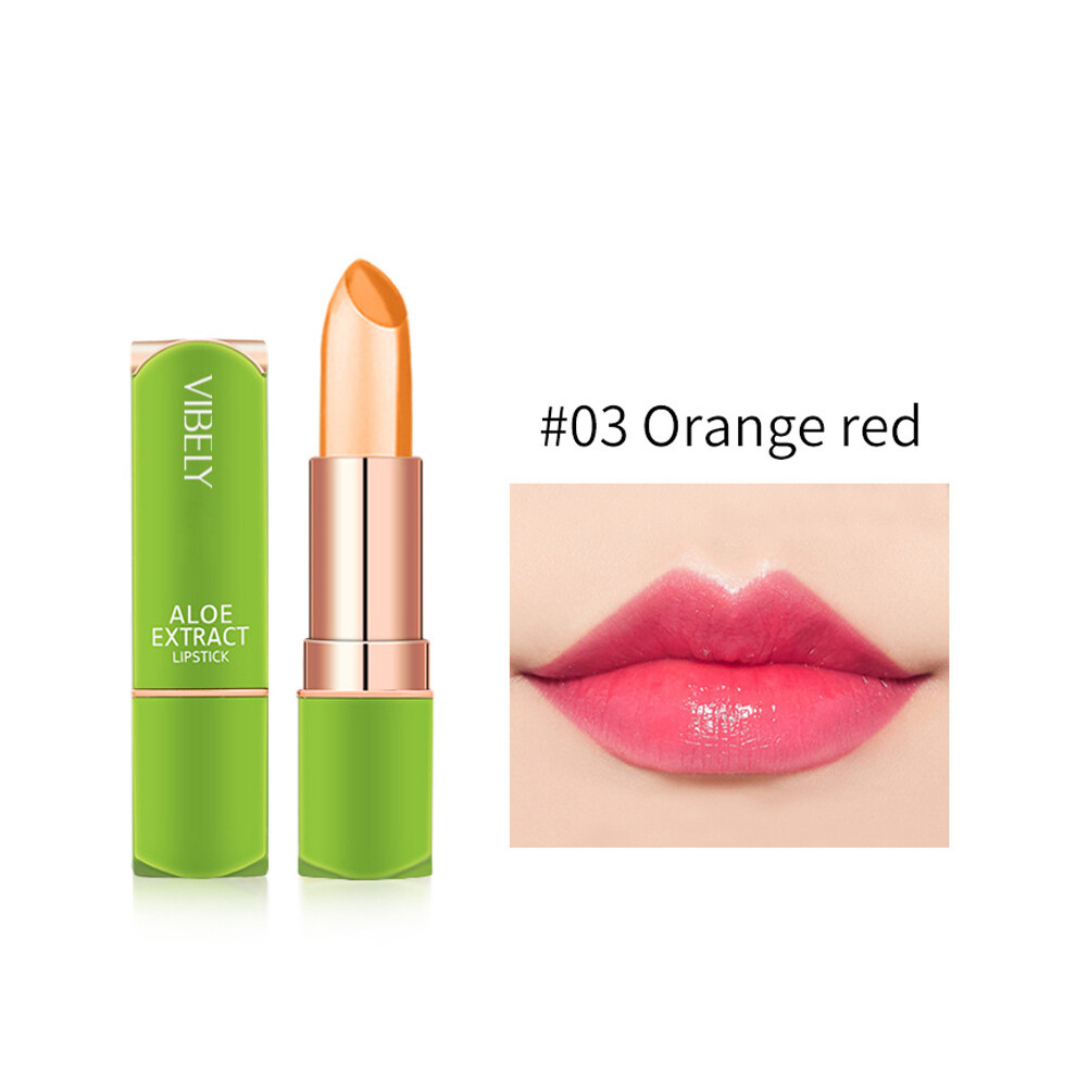 (#07) Aloe Vera Lipstick Lip Balm Color Mood Changing Moisturizing Lip Gloss Lip Care