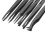 18PCS Precision Tweezer Set Plastic Anti Static Tool Kit Size 1/2/3/5/6/8 Each 3(Black) 5