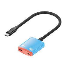 2-in-1-USB-C-auf--Kompatibler Multiport-Adapter mit PD 100W-Ladefunktion und 8K@60Hz-Videoausgang für , PC, Laptop B