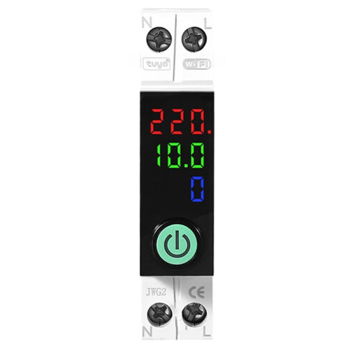 Wifi Circuit Breaker  Kwh Metering Timer Overvoltage and Undervoltage Protector 1-63A Power-Off Timer  C