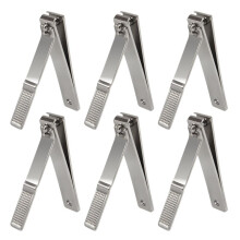 Toenail Clippers Straight  Toenail Clippers Stainless Steel Nail Clippers for Men Women Thick Nails, 6PCS
