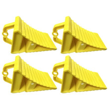 Cales de Roue pour Remorques de , Cales de Roue Robustes Antidérapantes, Cales de Roue pour Camions de Voitures, pour la Plupart des Tailles de