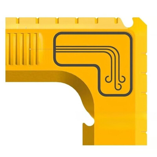 Modelo 7485 Adaptador para Extração de Pó de Serra Circular de Mesa - Conector de 2,5 Polegadas com Encaixe Fácil e Gancho para Saco de Pó
