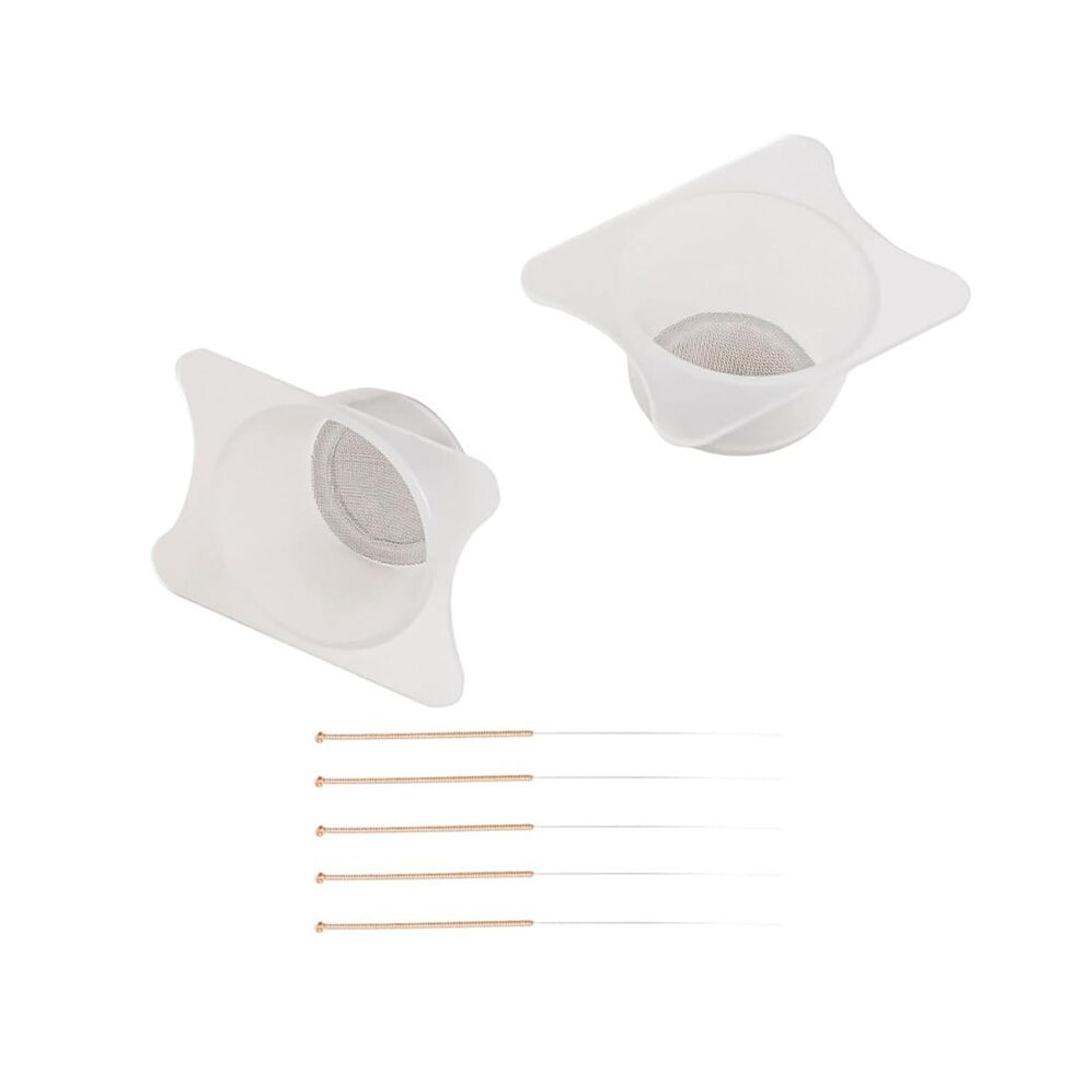 Airbrush Filter Cup, 2Pcs Airbrush Special Paint Filter Cup With 0.3Mm Airbrush Sprays Needle - For Paint Airbrush 4712369578897